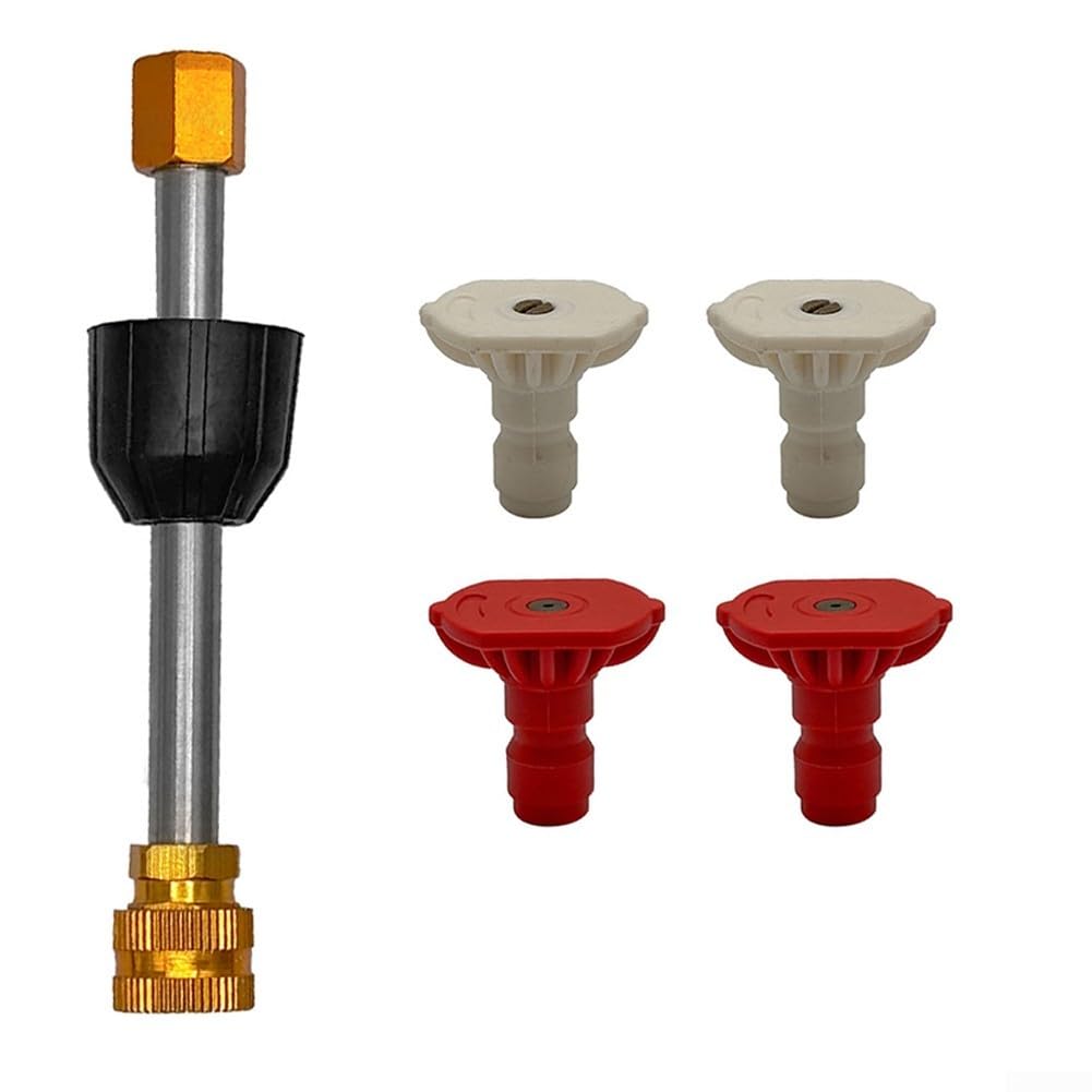 Pressure Washer Nozzle with Quick Connector for Heavy Duty Cleaning