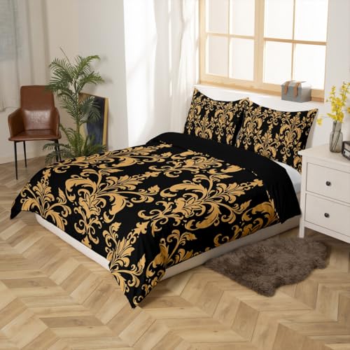 Homewish Elegant Damask Bedding Sets Single Size - Image 3