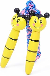 Jump Ropes for Kids 4pcs Jump Rope for Fitness Skipits for Kids Exercise Jump Rope Workout Rope Jumping Jump Ropes for Exercises Animal Pupils Wooden Jump Rope Jump Rope
