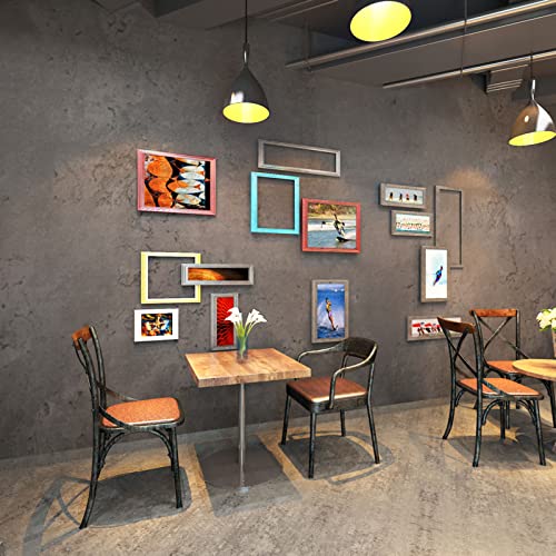 JSEVEM 80CM×9M Extra Wide Thick Dark Grey Concrete Wallpaper Peel and Stick Matte Textured Concrete Contact Paper Darker Gray Cement Wallpaper Vinyl Wrap Waterproof Wall Sticker for Bedroom Bathroom - Image 3