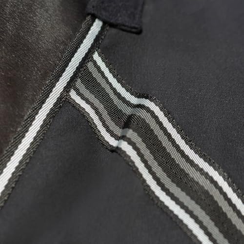 Image of Equinavia Fryd 100% Cotton Stable Blanket for Horses | No Fill - Black - 82 in