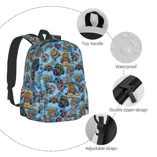 monster truck Backpacks, Laptop Backpacks Hiking Backpacks, Outdoor Lightweight Backpack.4