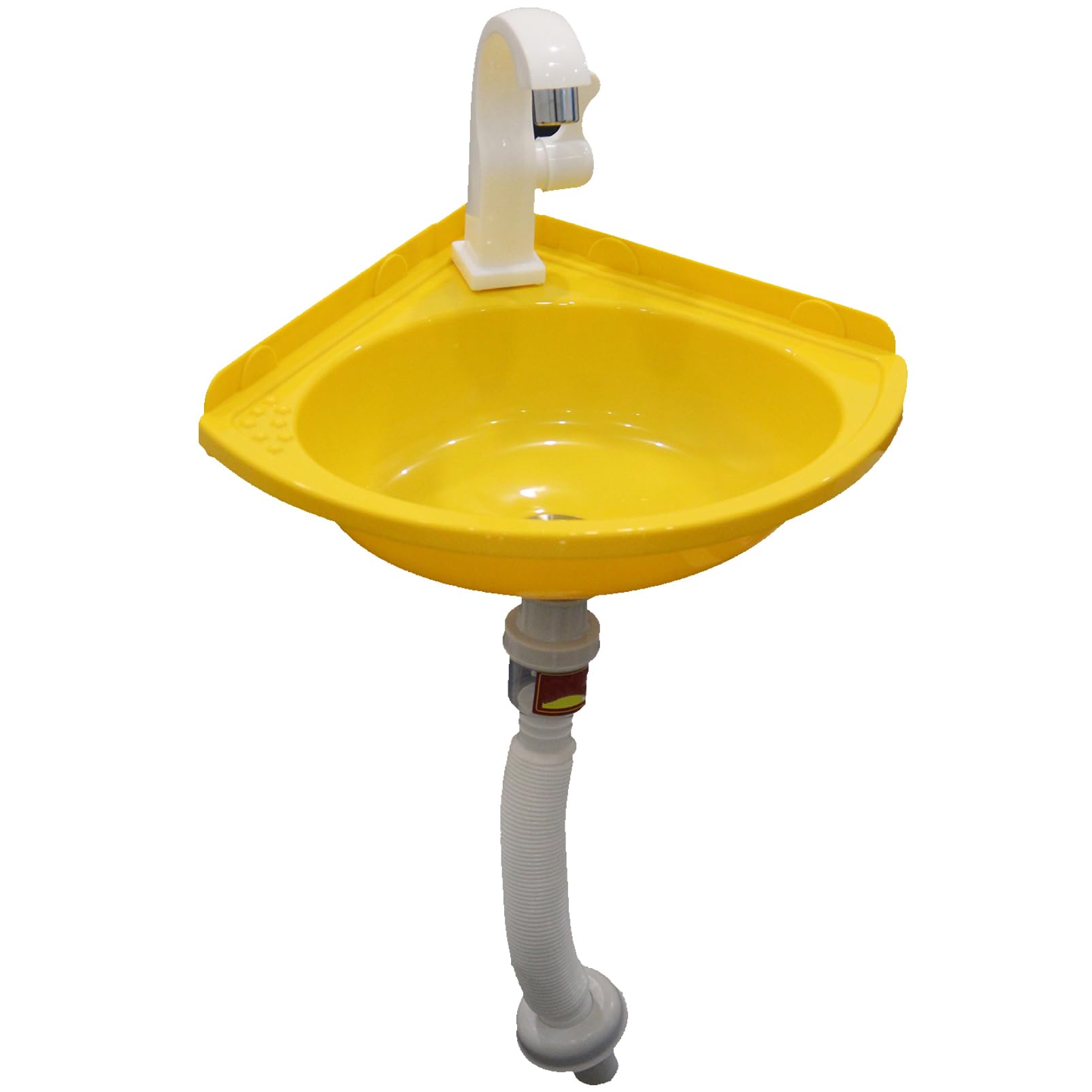 Lavabo colorato in plastica, piccolo angolo, lavandino a parete, in plastica, mini lavabo, per giardino, campeggio, cantina