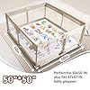 Beavtaens Baby Play Mat, 50x50 Playpen Mat with Super Soft Touch, Activity Mats with Upgraded Anti-Slip Bottom, Machine Washable Crawling Mats for Floor & Picnic (Animal Alphabets) #1