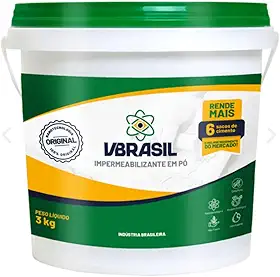 Aditivo impermeabilizante para Cimento e Argamassa VBrasil 3KG