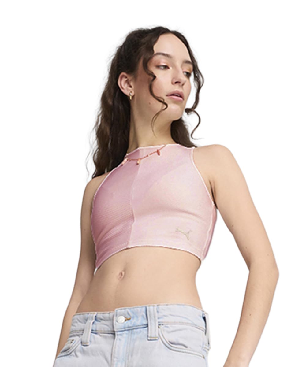 puma Women Cotton Solid Slim Fit Tees-picture-11