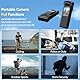 CAMMHD V1-64G Body Cam mit 180° drehbarem Objektiv, HD 1080P Bodycam mit Rückclip, Bewegungserkennung und 1,3-Zoll-Farbbildschirm, tragbarer Körperkamera für Outdoor-Sport/Radfahren/Polizei