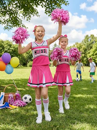 Disfraz de porrista para niñas 9-10 años miniatura 3
