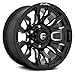 FUEL D673 Custom Wheel - 18" x 9", -12 Offset, 6x139.7 Bolt Pattern, 106.1mm Hub - Gloss Black with Milled Accents