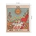 Likiyol Tarot Tapestry Sun Tapestry Wall Hanging Mysterious Medieval Europe Divination Tapestries for Room (51.2 x 59.1 inches)