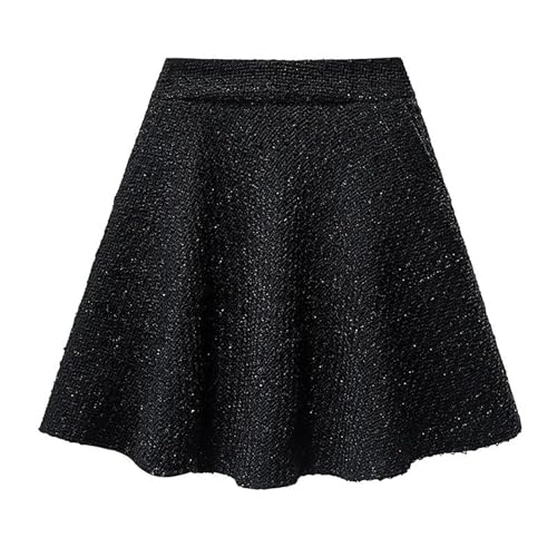 Color Block Casual A-Line Skirt Women's Fall Winter