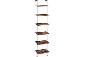 HOOBRO Wall Mount Ladder Bookshelf