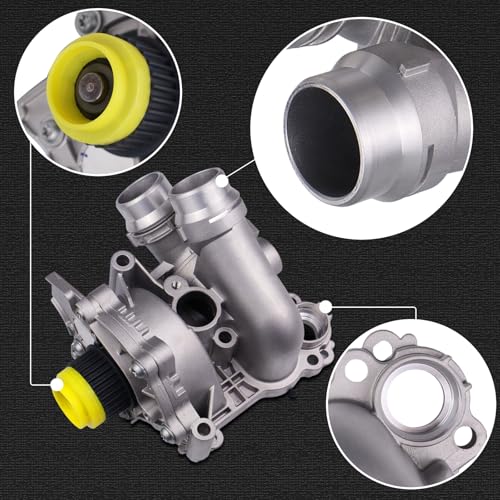 Image of Electric Engine Water Pump 06H121026A for Audi Q3 Q5 A4 S4 A8 S8 Avant Quattro TT TTS Coupe Roadster VW Volkswagen Amarok Scirocco Tiguan Golf Cabriolet Beetle Sharan Golf R32 GTI Skoda 2007-2022