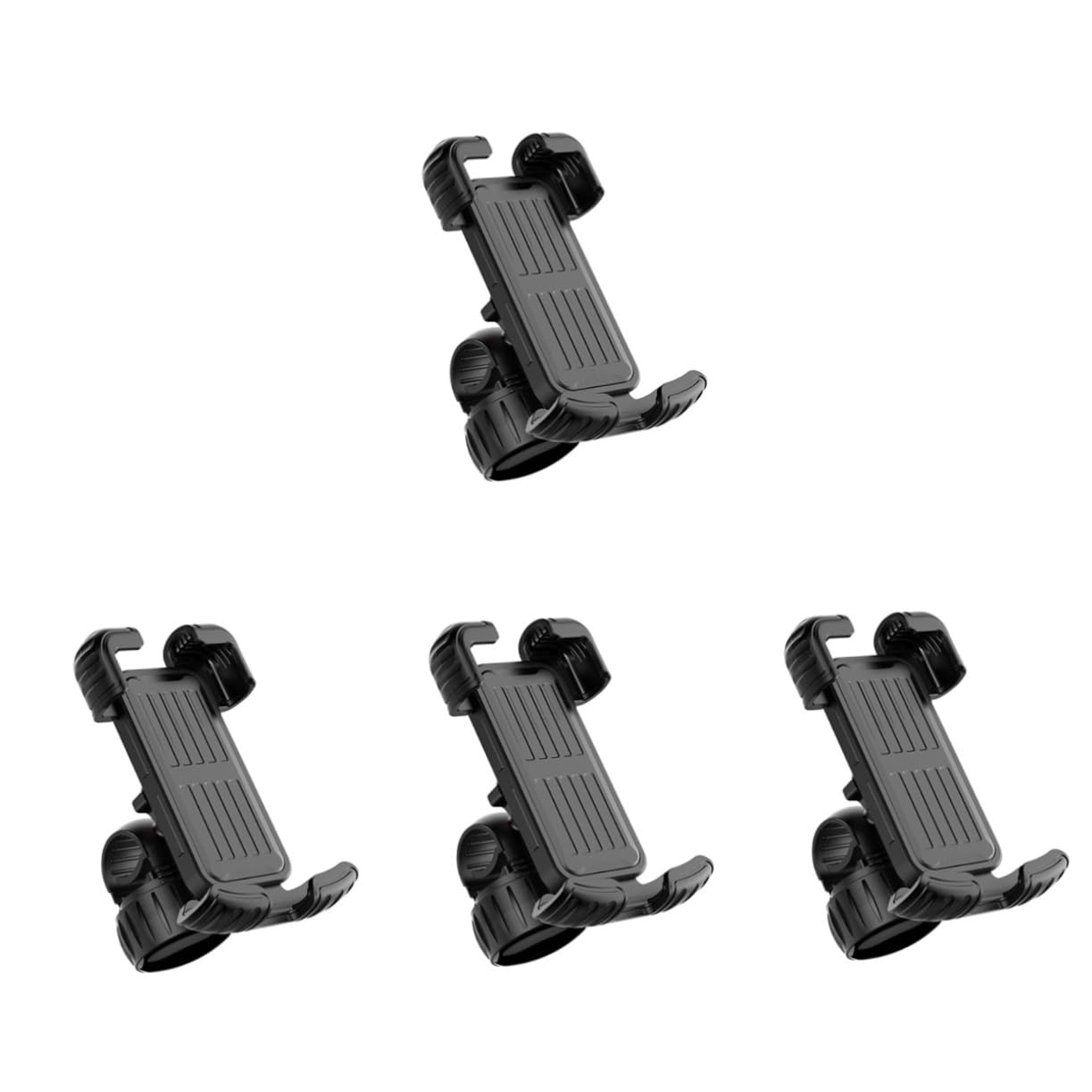 jojofuny 4pièces Support De Téléphone pour Vélo Monture Antivibrations Compatible avec Smartphones Installation Facile Guidon pour Cyclisme Et Électrique