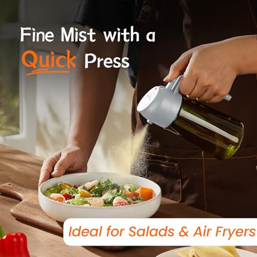 TrendPlain - Original 16oz/470ml Olive Oil Dispenser Bottle for Kitchen Gadgets and Air Fryer Accessories - Olive Oil Sprayer for Cooking... - Image 3