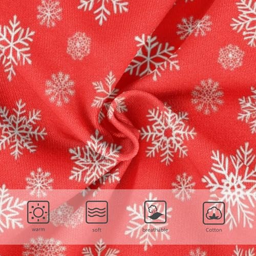 Cotton Toddlers Underwear Floral Snowflakes Red Little Girl Panties Print Underpants Briefs 2t3