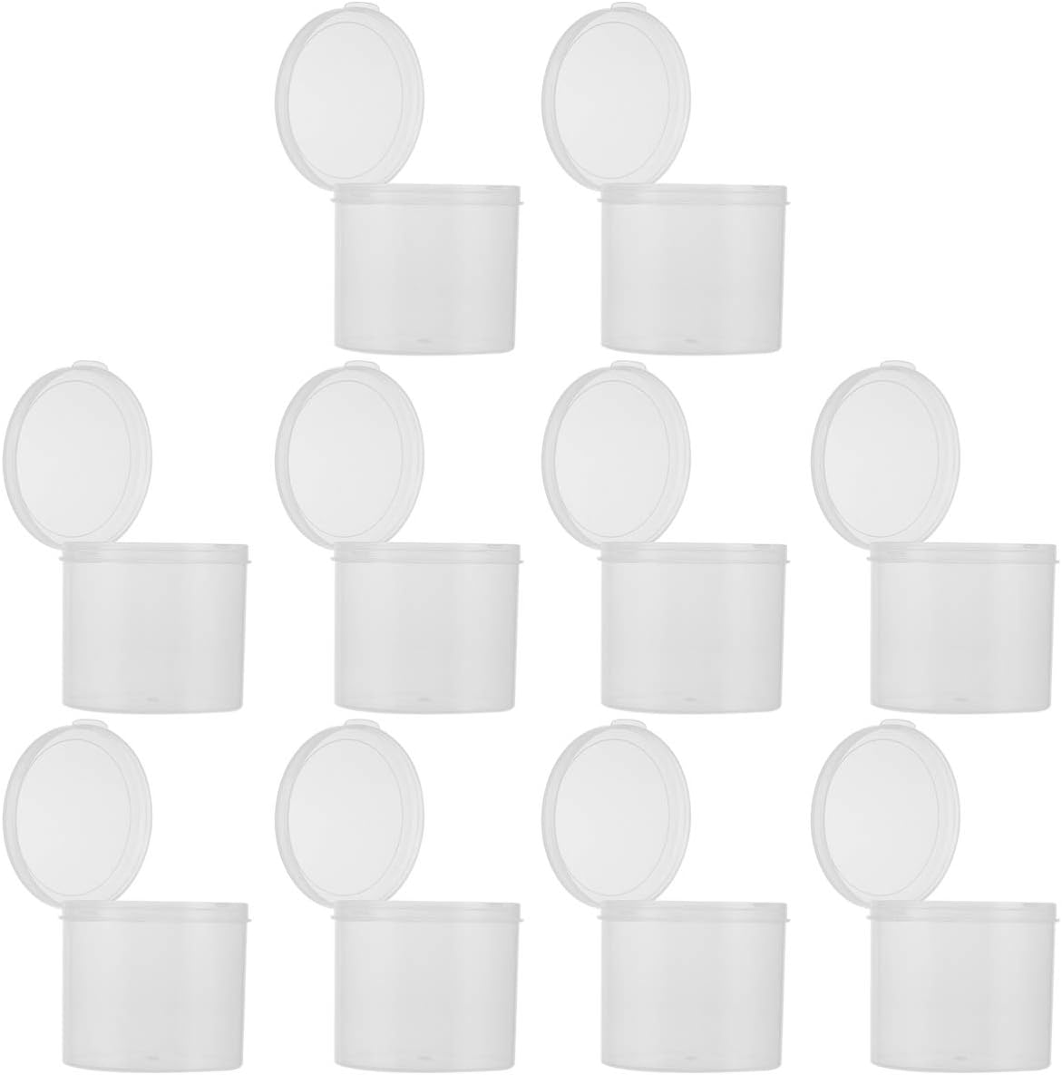 Baluue 10pcs Boxes Display Box Plastic Cookie Jar Clear