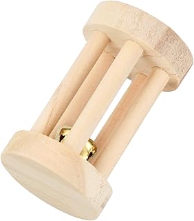 Husalsea Kaninchen Spielzeug, Meerschweinchen NatüRliches Kiefernholz, Hamster Interaktives Kauspielzeug, Ideal FüR Kleintiere product image