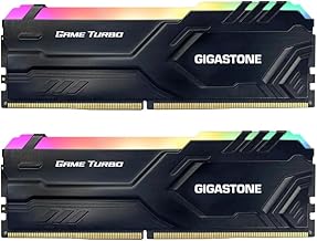 【DDR4 RAM】 GIGASTONE Black RGB Game Turbo Desktop RAM...