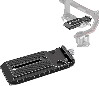 Foto4easy Camera Quick Release Plate with 38mm Arca Swiss Clamp for DJI RS 2 RSC 2 Gimbal