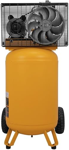 Miniatura 5 de DEWALT Compresor de aire vertical de 30 galones, 2 HP, de una sola etapa, transmisión por correa con lubricación de aceite, 175 PSI máximo,