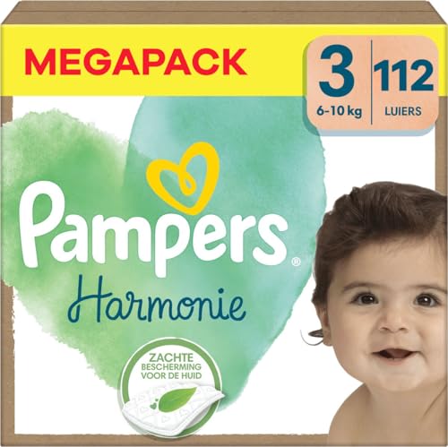 Pampers - Armonía - Talla 3 - Megapack - 112 piezas - 6/10 KG