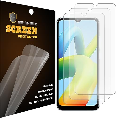 Mr.Shield Protector de Pantalla para Xiaomi (Redmi A1) / Redmi A1+ / Redmi A1 Plus Anti Glare [Matte] [3 Piezas] Anti-Arañazos (PET Material)