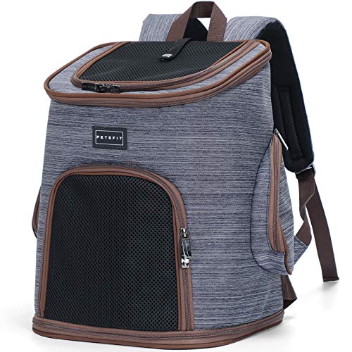 VSSHE Haustierrucksack Bis 7,5kg - Transparente Transportbox Für Katzen & Hunde