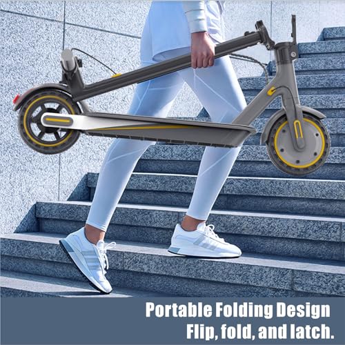 Adult Electric Scooter: 19 MPH, 19-Mile Range, 264 lbs Load, 350W Motor, Foldable with Dual Braking and App Control