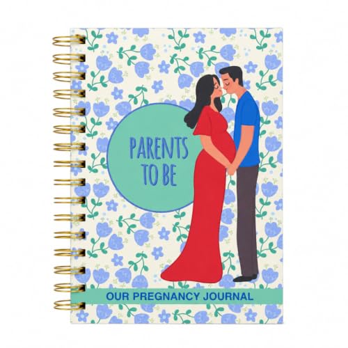 Image of Pregnancy Journal for Pregnant Women - 40-Week Bump Tracker & Memory Book with Stickers | Guided Pregnancy Planner with Prompts, Milestone Pages & Hardcover Keepsake | Gift for Expecting Moms (Blue)