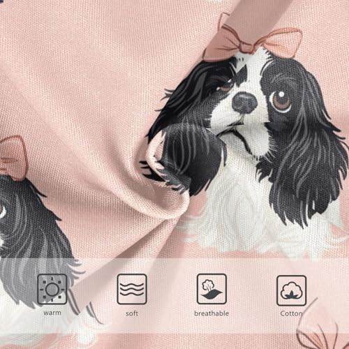 Wusikd Cute Dogs Girls' Underwear Cotton Pink Bows Girls Briefs Soft Toddler Underwear 2T3