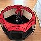 BIGWING Style Welpenlaufstall/Tierlaufstall/Hundehütte/Welpenauslauf/Laufstall für Hunde/Katzenhaus/Wasserdichtes Zelt für Kleintiere wie Hunde, Katzen (S,Rot)