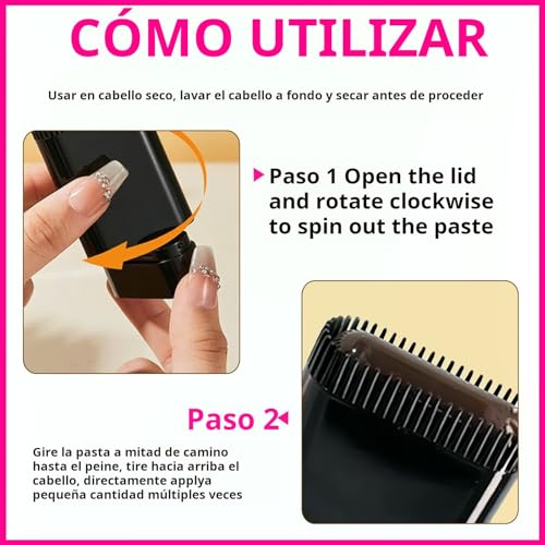 Disposable Hair Dye Stick 0.67oz color marrón oscuro miniatura 3