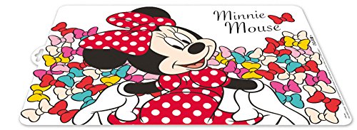 0428, Set de Table Minnie Baby ; Minnie Mouse ; Dimensions 43 x 29 cm ; Produit en Plastique réutilisable ; sans BPA.