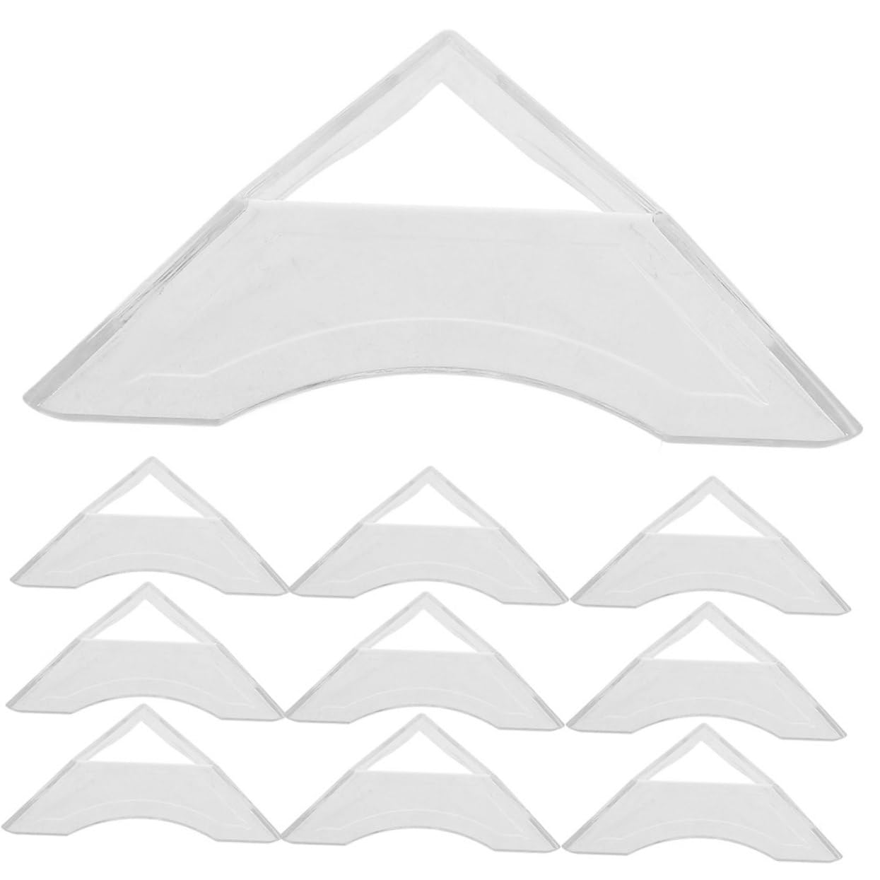 HANABASS Compact 30pcs Mini Cube Base Triangle Puzzle Stand Speed Cube Holder Puzzle Display Organizer