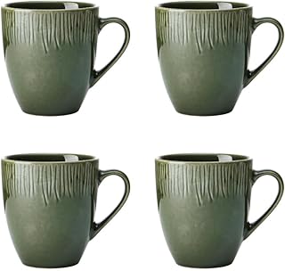 MIKASA Jardin 4pc Stoneware Mug Set, 420ml, Gift Boxed