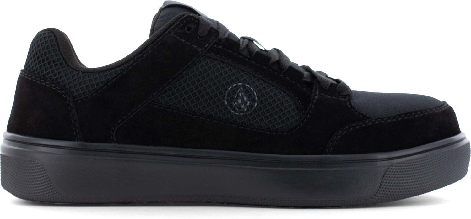 Volcom Evolve, Women's, Black, Comp Toe, EH, Slip Resistant, Low Athletic, Work Shoe (6.0 M)