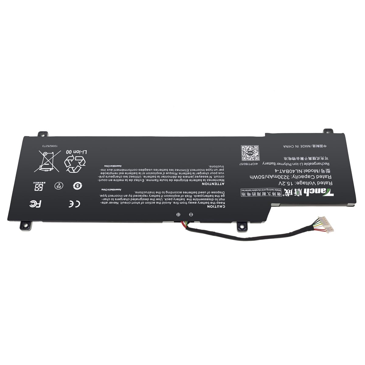 Batteria per computer portatile NL40BAT-4 per Schenker Work 14 Base System 76 Machcreator-A Young 15 Machcreator-A 15.6 CLEVO NL51NU NL41MU 15.2V 3230mAh 50W