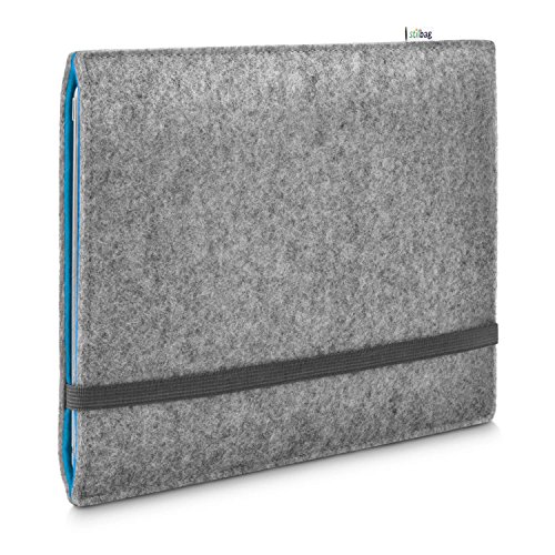 Funda de fieltro Stilbag Huawei MediaPad M5 8 cubierta lana merino gris azul