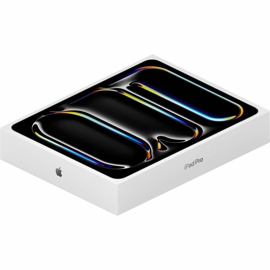 Image of Apple iPad Pro 13-inch (M5): Ultra Retina XDR Display, 512GB, 12MP Front /Back Camera, LiDAR Scanner, Wi-Fi 7 with Apple N1 + 5G Cellular with C1X chip, Face ID, All-Day Battery Life - Silver