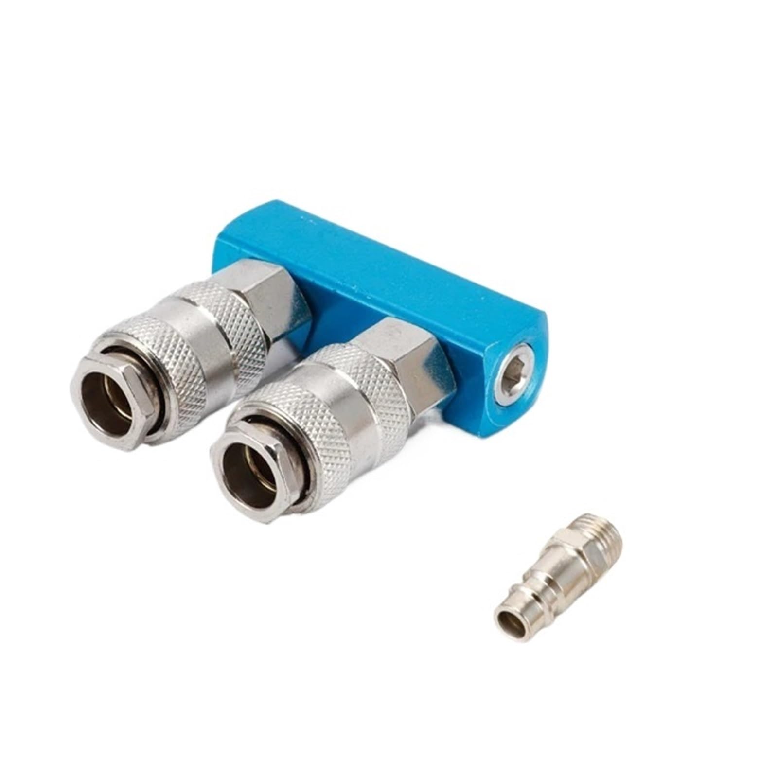 LIUCH EU Compressed Coupling Air Compressor Accessories 1/4''Quick Couplers Hose Gas Distributor Manifold Pneumatic Connector Release(SML-2 w PM20)