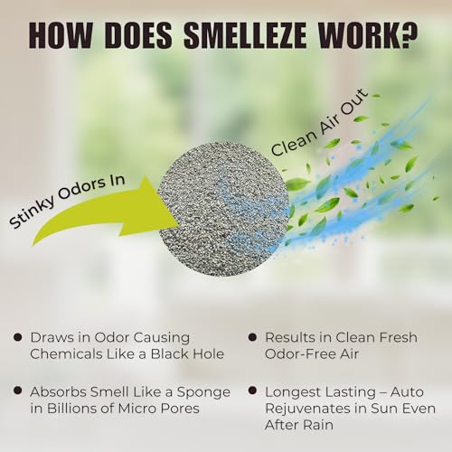 Image of SMELLEZE Natural Rabbit Odor Eliminator Deodorizer: 2 lb. Granules Removes Urine & Poop Stench