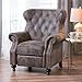 Christopher Knight Home Waldo Tufted Wingback Recliner Chair(Warm Stone).