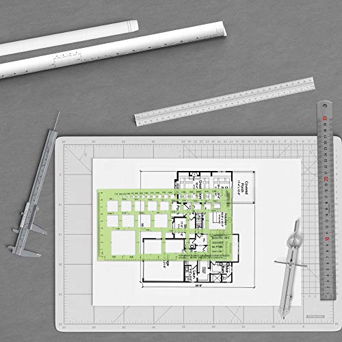 Image of Pacific Arc Squares Template Guide, 39 Squares ranging from 1 /16 inch to 1 and 3 /8 inch