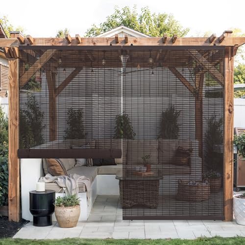 LazBlinds Cordless Roller Shades for Outdoor, Exterior...