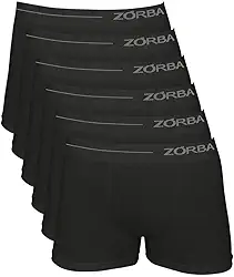 Kit 6 Cuecas Boxer Microfibra, Zorba, Masculino