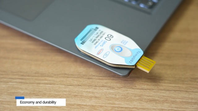 Image of Tzone Disposable Temperature Data Logger USB 90 Days Temp Recorder 10 Packs | PDF Report,Single Use Thermometer Recording Datalogger,for Cold Chain Transport Shipping Freezer Lab Storage,IP67 Waterproof