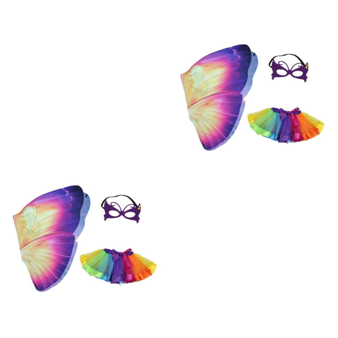 SOIMISS 2pezzi Costume Per Ragazzo Ragazza Con Mantello Maschera Con Occhiali e Gonna Tutu Per Feste Di Cosplay e Attività Di Gioco Immaginativo Per Compleanni e Eventi Tema