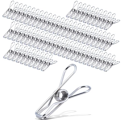 70pcs Pince a Linge INOX Multi-Usages Pinces à Linge Solide