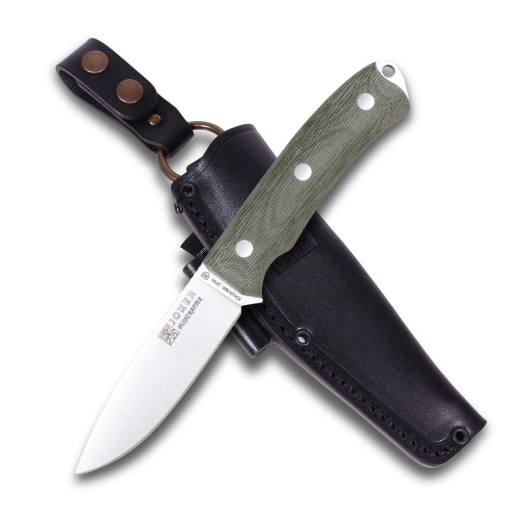 Bushcraft Joker Bushcrafter CV120, micarta Handle, 10,5 cm Blade